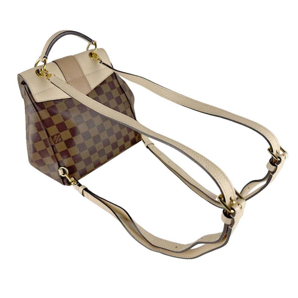 LOUIS VUITTON Brown Damier Leather Backpack - Picture 11 of 13
